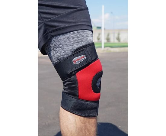 Фиксатор колена Power System Neo Knee Support PS-6012 Black/Red M (PS-6012_M_Black-Red), изображение 3 Фиксатор колена Power System Neo Knee Support PS-6012 Black/Red M (PS-6012_M_Black-Red), изображение 3