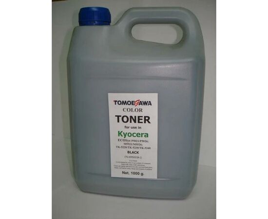 Тонер KYOCERA TK-5220/TK-5230/TK-5240, 1кг Black Tomoegawa (TG-KM5021B-1)