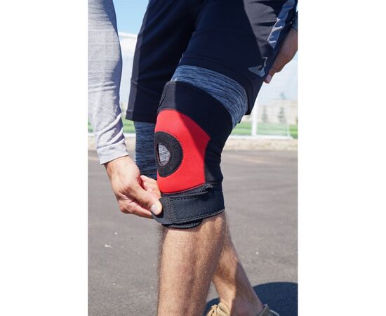 Фиксатор колена Power System Neo Knee Support PS-6012 Black/Red M (PS-6012_M_Black-Red), изображение 9 Фиксатор колена Power System Neo Knee Support PS-6012 Black/Red M (PS-6012_M_Black-Red), изображение 9