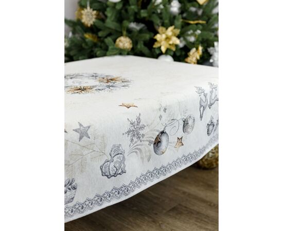 Скатерть Прованс гобеленовая SILVER STAR 135х180см (4823093450042), изображение 3 Скатерть Прованс гобеленовая SILVER STAR 135х180см (4823093450042), изображение 3