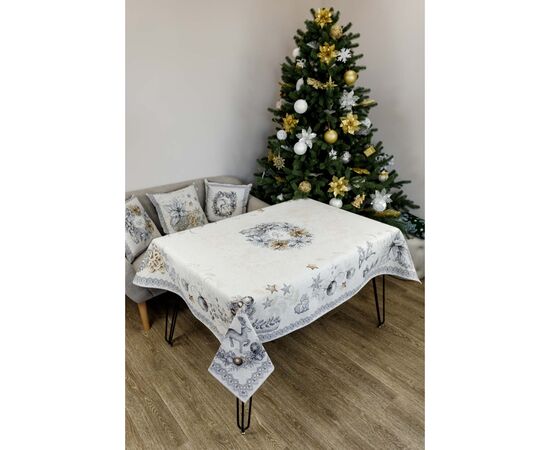 Скатерть Прованс гобеленовая SILVER STAR 135х240см (4823093450059), изображение 6 Скатерть Прованс гобеленовая SILVER STAR 135х240см (4823093450059), изображение 6