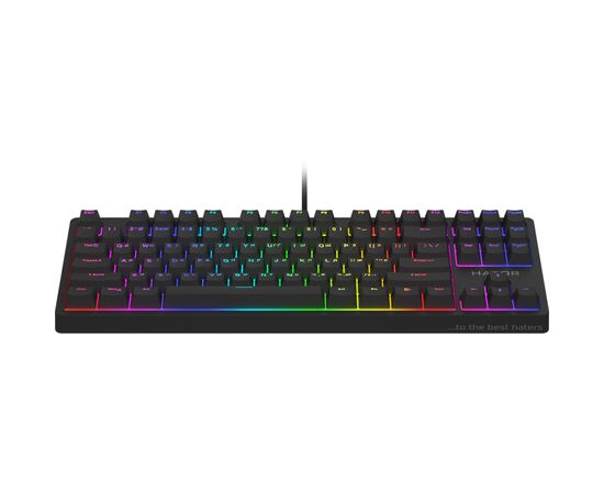 Клавиатура Hator Rockfall 2 Mecha TKL Orange USB Black (HTK-520), изображение 3 Клавиатура Hator Rockfall 2 Mecha TKL Orange USB Black (HTK-520), изображение 3