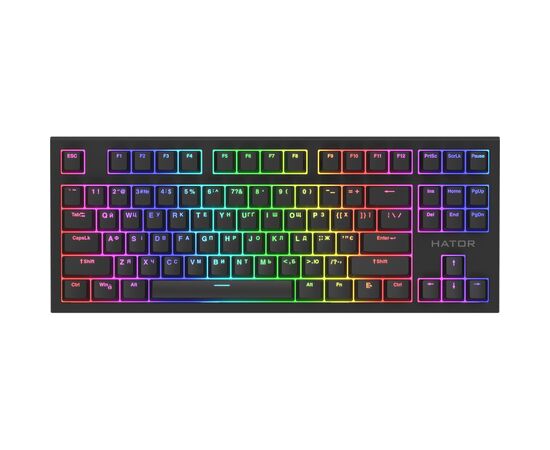 Клавиатура Hator Skyfall 2 TKL Pro Orange USB Black (HTK-750)