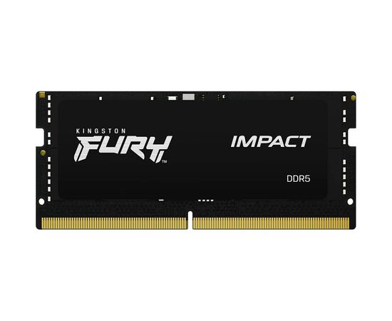 Модуль памяти для ноутбука SoDIMM DDR5 64GB (2x32GB) 5600 MHz FURY Impact Kingston Fury (ex.HyperX) (KF556S40IBK2-64), изображение 3 Модуль памяти для ноутбука SoDIMM DDR5 64GB (2x32GB) 5600 MHz FURY Impact Kingston Fury (ex.HyperX) (KF556S40IBK2-64), изображение 3