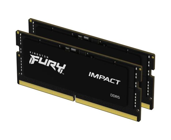 Модуль памяти для ноутбука SoDIMM DDR5 64GB (2x32GB) 5600 MHz FURY Impact Kingston Fury (ex.HyperX) (KF556S40IBK2-64)