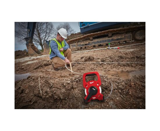 Рулетка Milwaukee зі скловолокна, 30м/100фт (48225330), зображення 2 Рулетка Milwaukee зі скловолокна, 30м/100фт (48225330), зображення 2