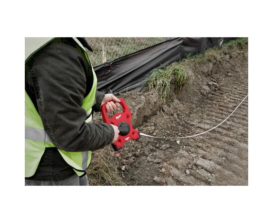 Рулетка Milwaukee зі скловолокна, 30м/100фт (48225330), зображення 4 Рулетка Milwaukee зі скловолокна, 30м/100фт (48225330), зображення 4