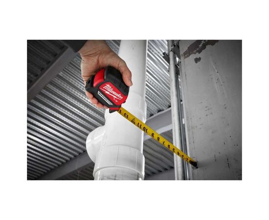 Рулетка Milwaukee магнітна PREMIUM, 5м, 27мм (4932464599), зображення 5 Рулетка Milwaukee магнітна PREMIUM, 5м, 27мм (4932464599), зображення 5