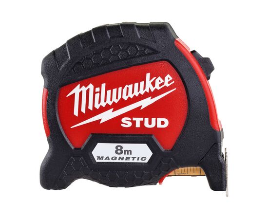 Рулетка Milwaukee магнітна STUD, 8м 33мм (4932471627), зображення 2