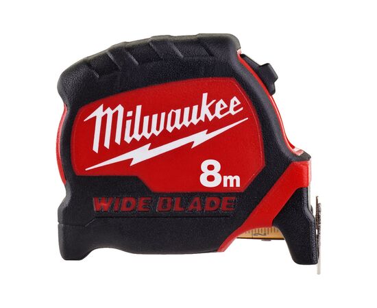 Рулетка Milwaukee WIDE BLADE, 8м 33мм (4932471816), зображення 2 Рулетка Milwaukee WIDE BLADE, 8м 33мм (4932471816), зображення 2