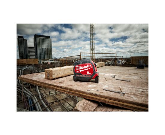 Рулетка Milwaukee WIDE BLADE, 8м 33мм (4932471816), зображення 5 Рулетка Milwaukee WIDE BLADE, 8м 33мм (4932471816), зображення 5