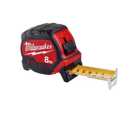 Рулетка Milwaukee WIDE BLADE, 8м 33мм (4932471816)