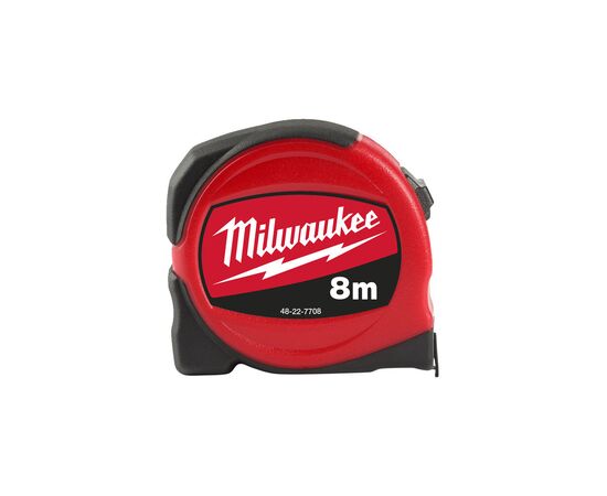 Рулетка Milwaukee 8м, 25мм (48227708), зображення 2 Рулетка Milwaukee 8м, 25мм (48227708), зображення 2