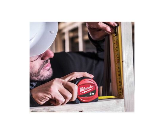 Рулетка Milwaukee 8м, 25мм (48227708), зображення 6 Рулетка Milwaukee 8м, 25мм (48227708), зображення 6