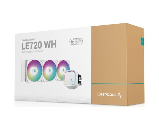 Система водяного охлаждения Deepcool LE720 WH (R-LE720-WHAMMN-G-1), изображение 7 Система водяного охлаждения Deepcool LE720 WH (R-LE720-WHAMMN-G-1), изображение 7