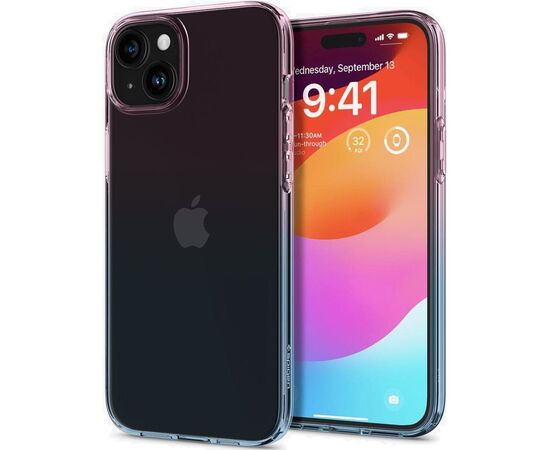 Чехол для мобильного телефона Spigen Apple iPhone 15 Liquid Crystal Gradation Pink (ACS06787), изображение 7 Чехол для мобильного телефона Spigen Apple iPhone 15 Liquid Crystal Gradation Pink (ACS06787), изображение 7