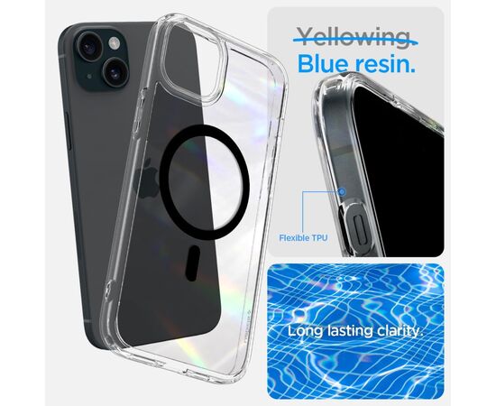 Чехол для мобильного телефона Spigen Apple iPhone 15 Plus Ultra Hybrid MagFit Black (ACS06661), изображение 5 Чехол для мобильного телефона Spigen Apple iPhone 15 Plus Ultra Hybrid MagFit Black (ACS06661), изображение 5