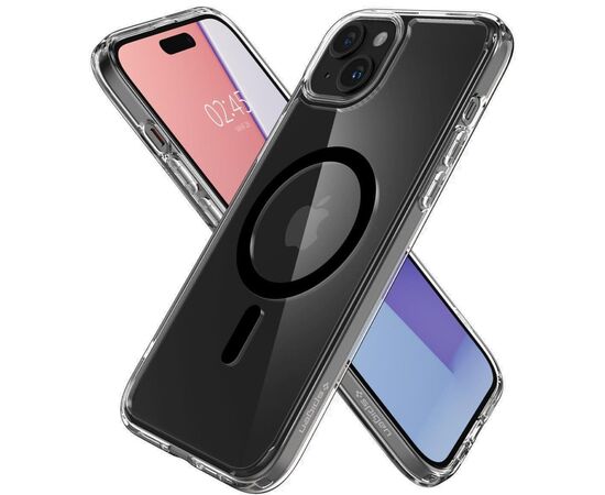 Чехол для мобильного телефона Spigen Apple iPhone 15 Plus Ultra Hybrid MagFit Black (ACS06661), изображение 8 Чехол для мобильного телефона Spigen Apple iPhone 15 Plus Ultra Hybrid MagFit Black (ACS06661), изображение 8