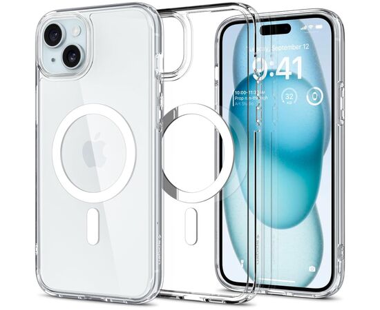 Чехол для мобильного телефона Spigen Apple iPhone 15 Plus Ultra Hybrid MagFit White (ACS06660), изображение 2 Чехол для мобильного телефона Spigen Apple iPhone 15 Plus Ultra Hybrid MagFit White (ACS06660), изображение 2