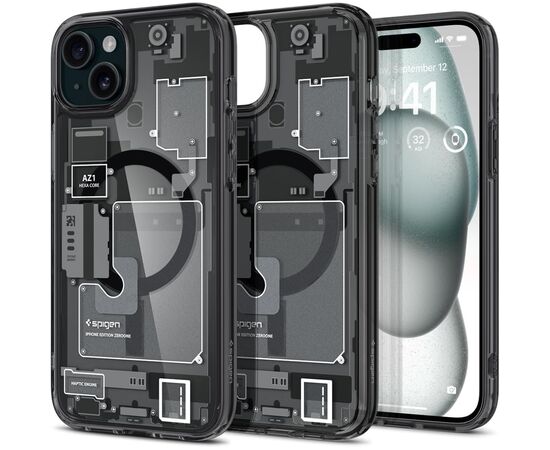 Чехол для мобильного телефона Spigen Apple iPhone 15 Plus Ultra Hybrid MagFit Zero One (ACS06664), изображение 2 Чехол для мобильного телефона Spigen Apple iPhone 15 Plus Ultra Hybrid MagFit Zero One (ACS06664), изображение 2