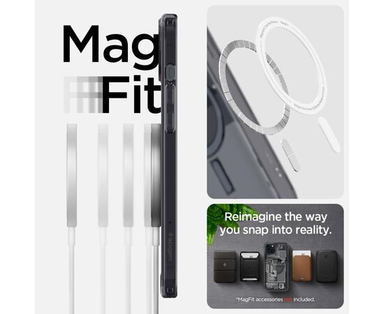 Чехол для мобильного телефона Spigen Apple iPhone 15 Plus Ultra Hybrid MagFit Zero One (ACS06664), изображение 7 Чехол для мобильного телефона Spigen Apple iPhone 15 Plus Ultra Hybrid MagFit Zero One (ACS06664), изображение 7