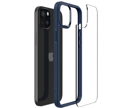 Чехол для мобильного телефона Spigen Apple iPhone 15 Plus Ultra Hybrid Navy Blue (ACS06659), изображение 8 Чехол для мобильного телефона Spigen Apple iPhone 15 Plus Ultra Hybrid Navy Blue (ACS06659), изображение 8