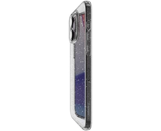Чехол для мобильного телефона Spigen Apple iPhone 15 Pro Liquid Crystal Glitter Crystal Quartz (ACS06701), изображение 4 Чехол для мобильного телефона Spigen Apple iPhone 15 Pro Liquid Crystal Glitter Crystal Quartz (ACS06701), изображение 4