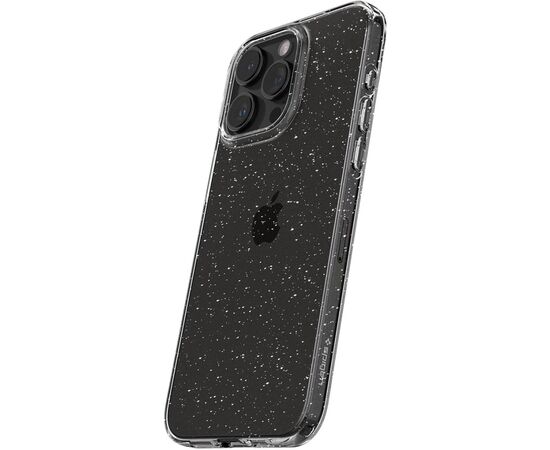 Чехол для мобильного телефона Spigen Apple iPhone 15 Pro Liquid Crystal Glitter Crystal Quartz (ACS06701), изображение 6 Чехол для мобильного телефона Spigen Apple iPhone 15 Pro Liquid Crystal Glitter Crystal Quartz (ACS06701), изображение 6
