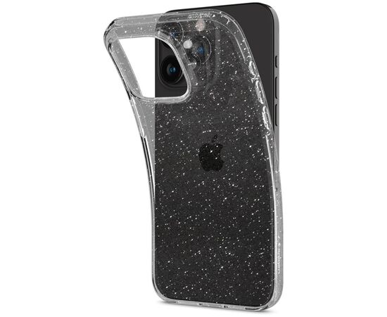 Чехол для мобильного телефона Spigen Apple iPhone 15 Pro Liquid Crystal Glitter Crystal Quartz (ACS06701), изображение 9 Чехол для мобильного телефона Spigen Apple iPhone 15 Pro Liquid Crystal Glitter Crystal Quartz (ACS06701), изображение 9