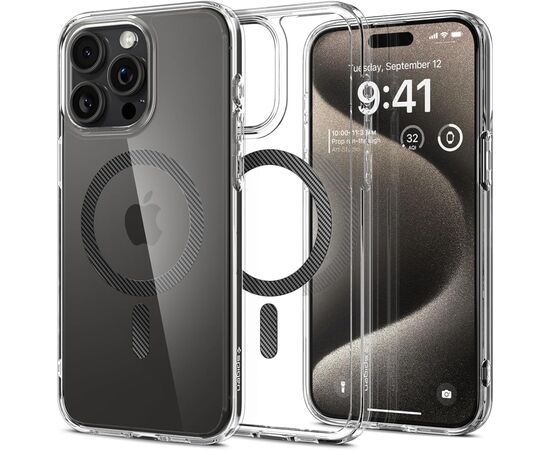 Чехол для мобильного телефона Spigen Apple iPhone 15 Pro Max Ultra Hybrid MagFit Carbon Fiber (ACS06578), изображение 2 Чехол для мобильного телефона Spigen Apple iPhone 15 Pro Max Ultra Hybrid MagFit Carbon Fiber (ACS06578), изображение 2