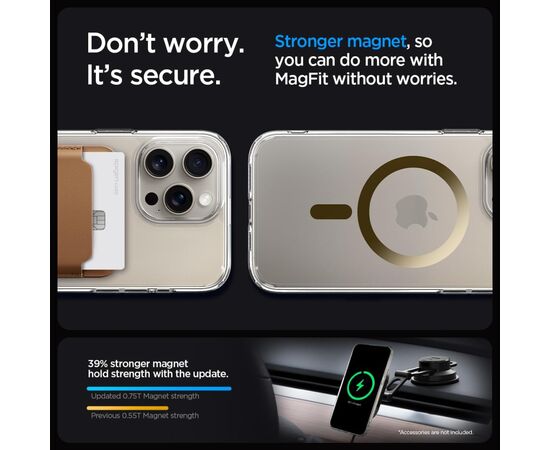 Чехол для мобильного телефона Spigen Apple iPhone 15 Pro Max Ultra Hybrid MagFit Gold (ACS06579), изображение 8 Чехол для мобильного телефона Spigen Apple iPhone 15 Pro Max Ultra Hybrid MagFit Gold (ACS06579), изображение 8
