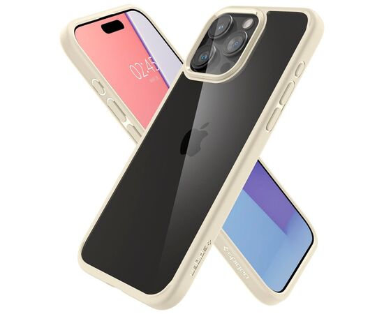 Чехол для мобильного телефона Spigen Apple iPhone 15 Pro Max Ultra Hybrid Mute Beige (ACS06571), изображение 3 Чехол для мобильного телефона Spigen Apple iPhone 15 Pro Max Ultra Hybrid Mute Beige (ACS06571), изображение 3