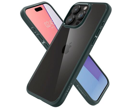 Чехол для мобильного телефона Spigen Apple iPhone 15 Pro Max Ultra Hybrid Abyss Green (ACS06574), изображение 3