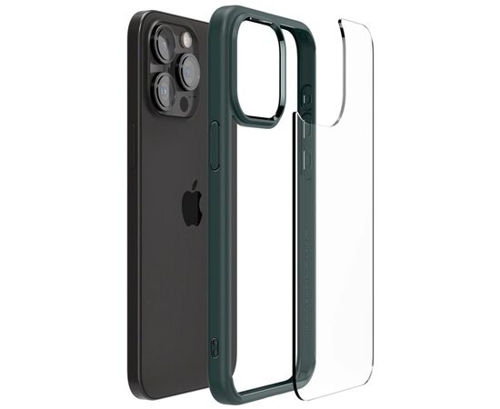 Чехол для мобильного телефона Spigen Apple iPhone 15 Pro Max Ultra Hybrid Abyss Green (ACS06574), изображение 4