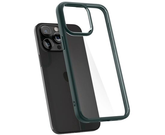 Чехол для мобильного телефона Spigen Apple iPhone 15 Pro Max Ultra Hybrid Abyss Green (ACS06574), изображение 5