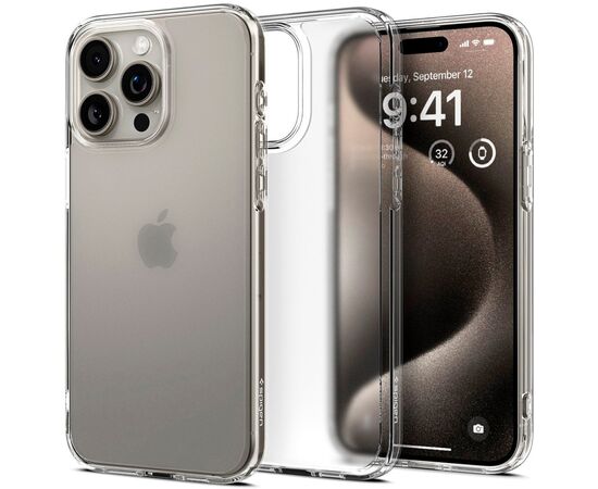 Чехол для мобильного телефона Spigen Apple iPhone 15 Pro Max Ultra Hybrid Frost Clear (ACS06567), изображение 2 Чехол для мобильного телефона Spigen Apple iPhone 15 Pro Max Ultra Hybrid Frost Clear (ACS06567), изображение 2