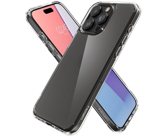 Чехол для мобильного телефона Spigen Apple iPhone 15 Pro Max Ultra Hybrid Frost Clear (ACS06567), изображение 3 Чехол для мобильного телефона Spigen Apple iPhone 15 Pro Max Ultra Hybrid Frost Clear (ACS06567), изображение 3