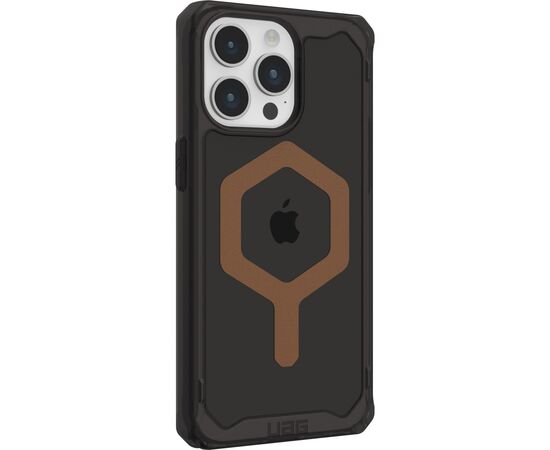 Чехол для мобильного телефона UAG Apple Iphone 15 Pro Max Plyo Magsafe Black/Bronze (114305114085), изображение 9