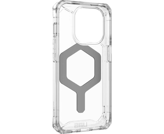 Чехол для мобильного телефона UAG Apple Iphone 15 Pro Max Plyo Magsafe Ice/Silver (114305114333), изображение 6
