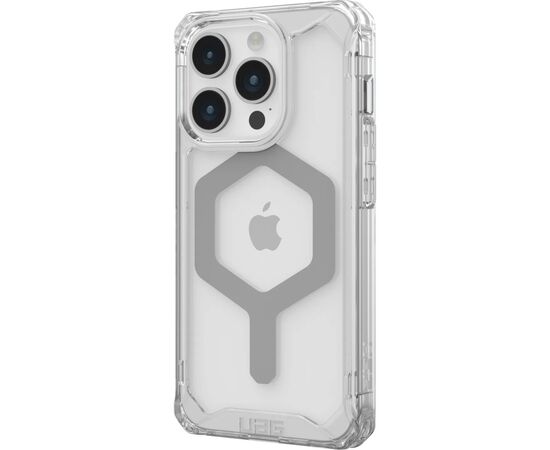 Чехол для мобильного телефона UAG Apple Iphone 15 Pro Max Plyo Magsafe Ice/Silver (114305114333), изображение 8