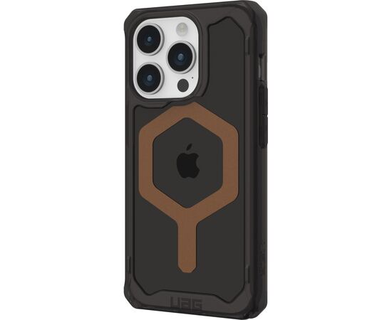 Чехол для мобильного телефона UAG Apple Iphone 15 Pro Plyo Magsafe Black/Bronze (114286114085), изображение 8