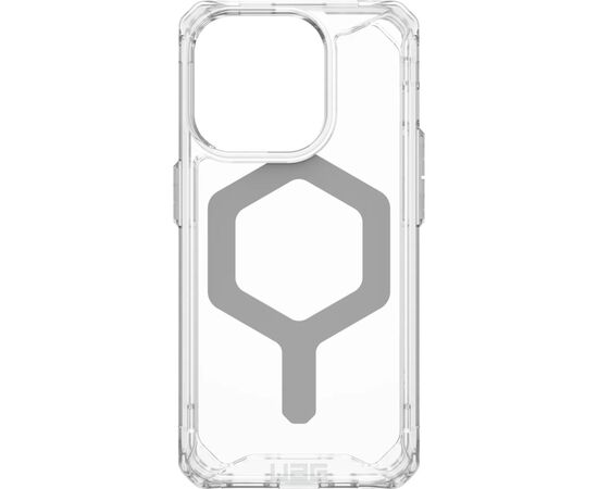 Чехол для мобильного телефона UAG Apple Iphone 15 Pro Plyo Magsafe Ice/Silver (114286114333), изображение 5 Чехол для мобильного телефона UAG Apple Iphone 15 Pro Plyo Magsafe Ice/Silver (114286114333), изображение 5