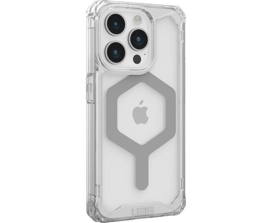 Чехол для мобильного телефона UAG Apple Iphone 15 Pro Plyo Magsafe Ice/Silver (114286114333), изображение 9 Чехол для мобильного телефона UAG Apple Iphone 15 Pro Plyo Magsafe Ice/Silver (114286114333), изображение 9