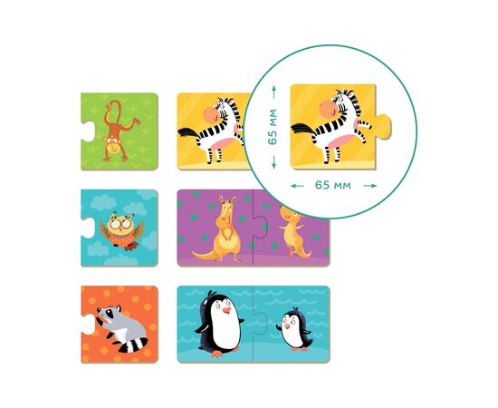 Пазл DoDo Дуо Мама і малюк (300150), зображення 5 Пазл DoDo Дуо Мама і малюк (300150), зображення 5