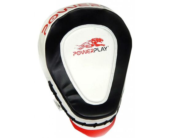 Лапы боксерские PowerPlay 3042 PU Black/White (PP_3042), изображение 2 Лапы боксерские PowerPlay 3042 PU Black/White (PP_3042), изображение 2