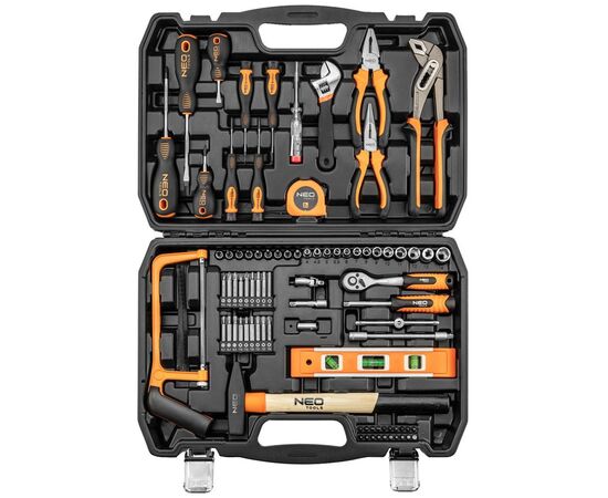 Набор инструментов Neo Tools 88 од., 1/4", кейс (10-202)
