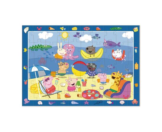 Пазл DoDo обсервационный на 50 элементов Peppa Pig. Летние каникулы (200473), изображение 2 Пазл DoDo обсервационный на 50 элементов Peppa Pig. Летние каникулы (200473), изображение 2