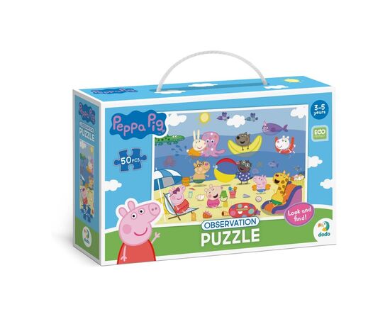 Пазл DoDo обсерваційний на 50 елементів Peppa Pig. Літні канікули (200473)