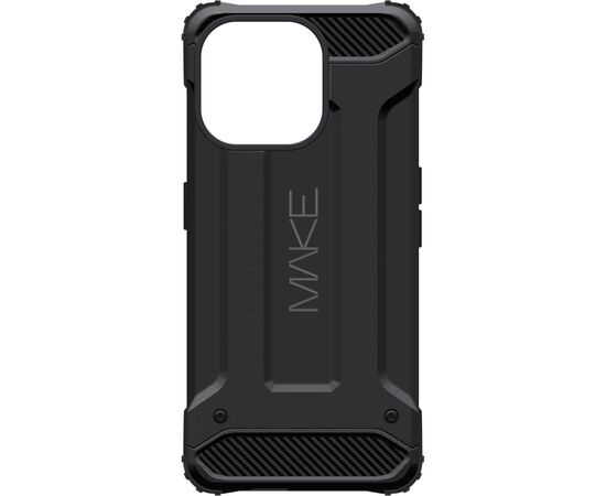 Чехол для мобильного телефона MAKE Apple iPhone 15 Pro Max Panzer Black (MCN-AI15PMBK)