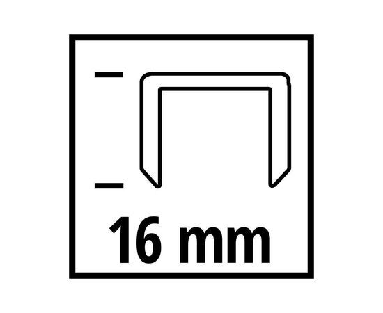 Скобы для строительного степлера Einhell 5.7х16мм, 3000шт. (4137855), изображение 3